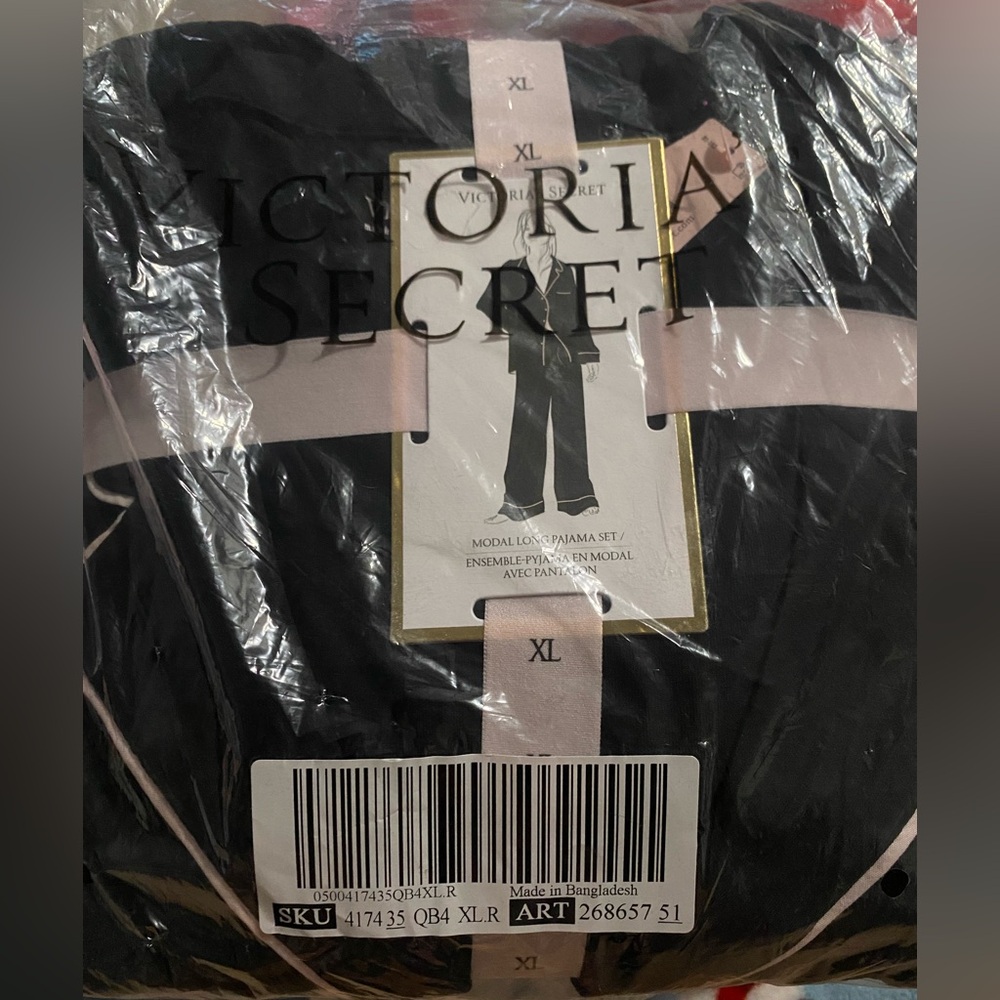Victoria's Secret Classic Black Pajama Set